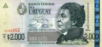 Uruguay 2.000 Pesos Uruguayos