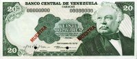Venezuela 20 Bolivares