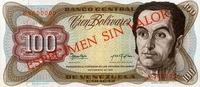 Venezuela 100 Bolivares