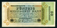 Geldscheine der Inflation 1919-1924 50 Mrd. Mark Ros.117b