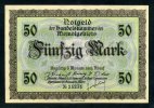 Memelgebiet/Notgeld 50 Mark Ros.852a