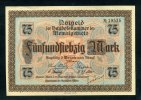 Memelgebiet/Notgeld 75 Mark Ros.853