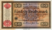 Koversionskassenscheine (1934) 50 Reichsmark