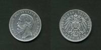Kaiserreich-Baden 5 Mark 1902 vz  565,00 EUR 