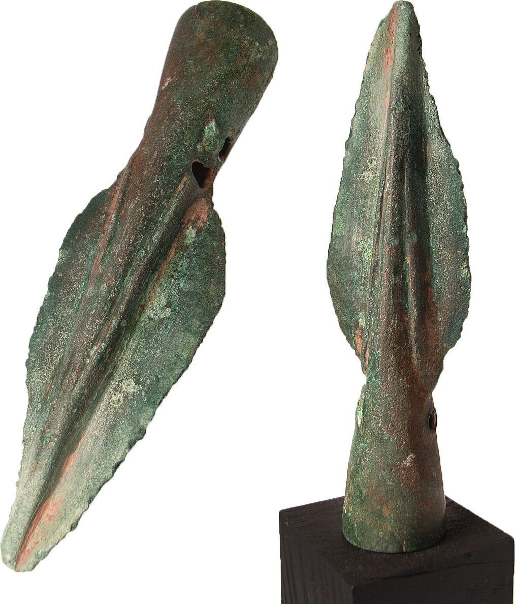 Lance Tip Spearhead From The Urnfield Culture Bronze Age Celtic