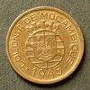 Mosambik - Kolonie 50 Centavos S.10 / Bro / Kolonialwappen