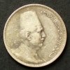 Ägypten 5 Piastres S.43 / 833 1/3er Silber, 7g / Fouad I. - Inschrift im Kreis