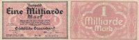 Deutsches Reich, Sachsen 1 Mrd.Mark Dresden, Sächsische Staatsbank,