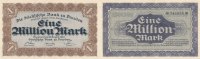 Deutsches Reich,Sachsen 1 Mio.Mark Dresden, Sächsische Bank,