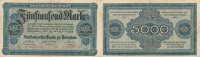 Deutsches Reich, Sachsen, 5000 Mark Dresden, Sächsische Bank,