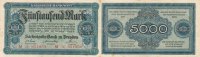 Deutsches Reich, Sachsen, 5000 Mark Dresden, Sächsische Bank,