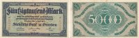Deutsches Reich, Sachsen, 50ooo Mark Dresden, Sächsische Bank,