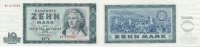 Deutschland DDR, 10 Mark Ro.355b, Austauschnote YJ
