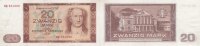 Deutschland DDR, 20 Mark Ro.356a