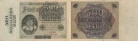 Deutsches Reich, 500 Mrd.Mark Ro.121b Firmendruck