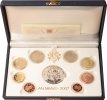 Vatikan 1 Cent - 2 Euro Vatikan, KMS, 2007, Papst Benedikt XVI., PP im Originaletui