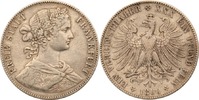 Frankfurt, Freie Stadt Vereinstaler Frankfurt, Vereinstaler, Weibliches Brustbild, 1860, ss+
