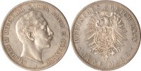 Preussen 5 Mark Preussen, 5 Mark, Wilhelm II., 1888, vz+