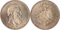 Preussen 5 Mark Preussen, 5 Mark, Friedrich II., 1888, vz/st