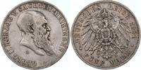 Sachsen-Meiningen 5 Mark Sachsen-Meiningen, 5 Mark, Georg II., 1901, ss+