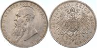 Sachsen-Meiningen 5 Mark Sachsen-Meiningen, 5 Mark, Georg II., 1908, ss/vz, kl. Rdf.