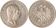 Sachsen 5 Mark Sachsen, 5 Mark, Georg, 1904, ss/vz