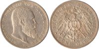 Württemberg 5 Mark Württemberg, 5 Mark, Wilhelm II., 1901, ss/vz
