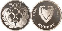 Zypern 500 Mils Zypern, 500 Mils, Olympische Ringe, 1980, PP