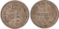 Württemberg 1 Kreuzer Württemberg, 1 Kreuzer, 1856, fast st