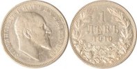 Bulgarien 1 Lev Bulgarien, 1 Lev, 1910, Ferdinand I., vz/st