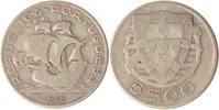 Portugal 5 Escudos Portugal, 5 Escudos, 1946, Segelschiff, ss