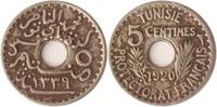 Tunesien 5 Centimes Tunesien, 5 Centimes, 1920, fast ss