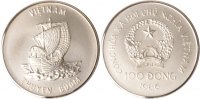 Vietnam 100 Dong Vietnam, 100 Dong, Dschunke, 1986, st