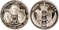 Niue 50 Dollars Niue, 50 Dollars, Navratilova/Graf/Evert, 1988, PP