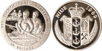 Niue 50 Dollars Niue, 50 Dollars, Zweier-Ruderer, 1989, PP