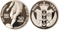 Niue 50 Dollars Niue, 50 Dollars, Kicker in Aktion, 1990, PP
