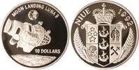 Niue 10 Dollars Niue, 10 Dollars, Mondlandekapsel Luna 9, 1992, PP