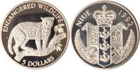 Niue 5 Dollars Niue, 5 Dollars, Jaguar, 1992, PP
