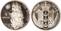 Niue 5 Dollars Niue, 5 Dollars, The Bounty, 1992, Pp