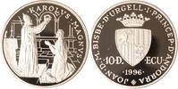 Andorra 10 Diners Andorra, 10 Diners, Krönung Kaiser Karl der Große, 1996, PP