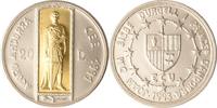 Andorra 20 Diners Andorra, 20 Diners, Heiliger Georg, 1993, st