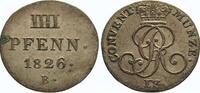 Braunschweig-Calenberg-Hannover 4 Pfennig Georg IV. 1820-1830.