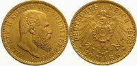 Württemberg 20 Mark Gold Wilhelm II. 1891-1918.