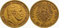 Preußen 20 Mark Gold Wilhelm I. 1861-1888.