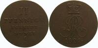 Braunschweig-Calenberg-Hannover Cu 2 Pfennig Georg IV. 1820-1830. Picture
