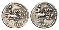 Römische Republik. L. Appuleius Satarninus, AR Denar (19mm, 3,86g) 104 v.Chr.