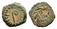 Judäa, Procuratoren. Pontius Pilatus 26-36, unter Tiberius 14-37. AE Prutah