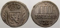 Hessen-Kassel 4 Heller Friedrich I. 1730-1751.