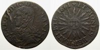 Italien-Mantova Cu Soldo Carlo II Gonzaga-Neveres 1647-1665.