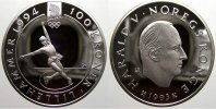 Norwegen 100 Kronen (Lillehammer) Harald V. seit 1991.